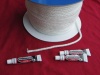 Ofenschnur SET Dichtschnur mit Kleber  5 - 20 mm Lngen 2 2,5 3 oder 4 m wei Kamindichtung Ofendichtung